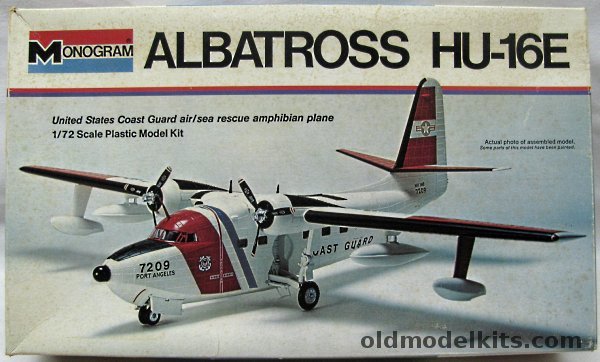 Monogram 1/72 Grumman Albatross HU-16E Coast Guard, 5400 plastic model kit